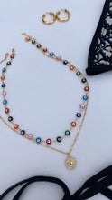 Load image into Gallery viewer, Colorful Evil Eye Necklace