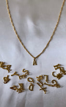 Load image into Gallery viewer, Tiny Initial Necklace