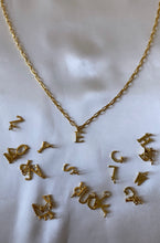 Load image into Gallery viewer, Tiny Initial Necklace
