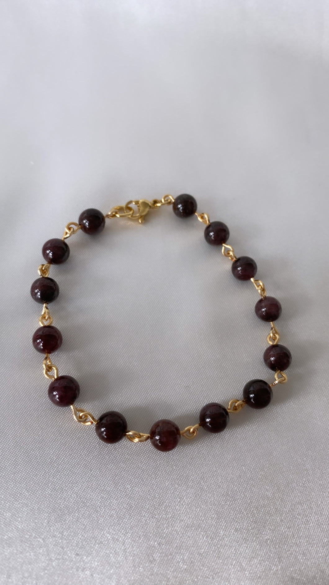 Red Garnet Handmade Bracelet