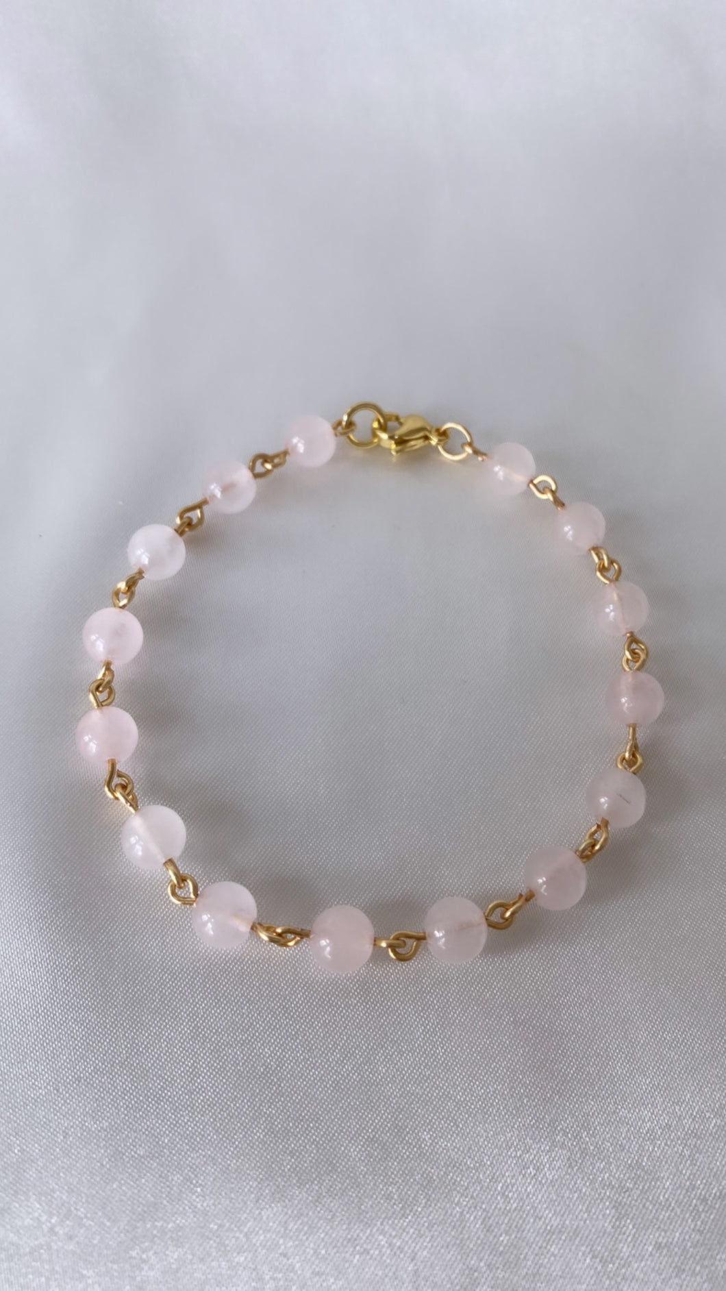Rose Quartz Handmade Bracelet