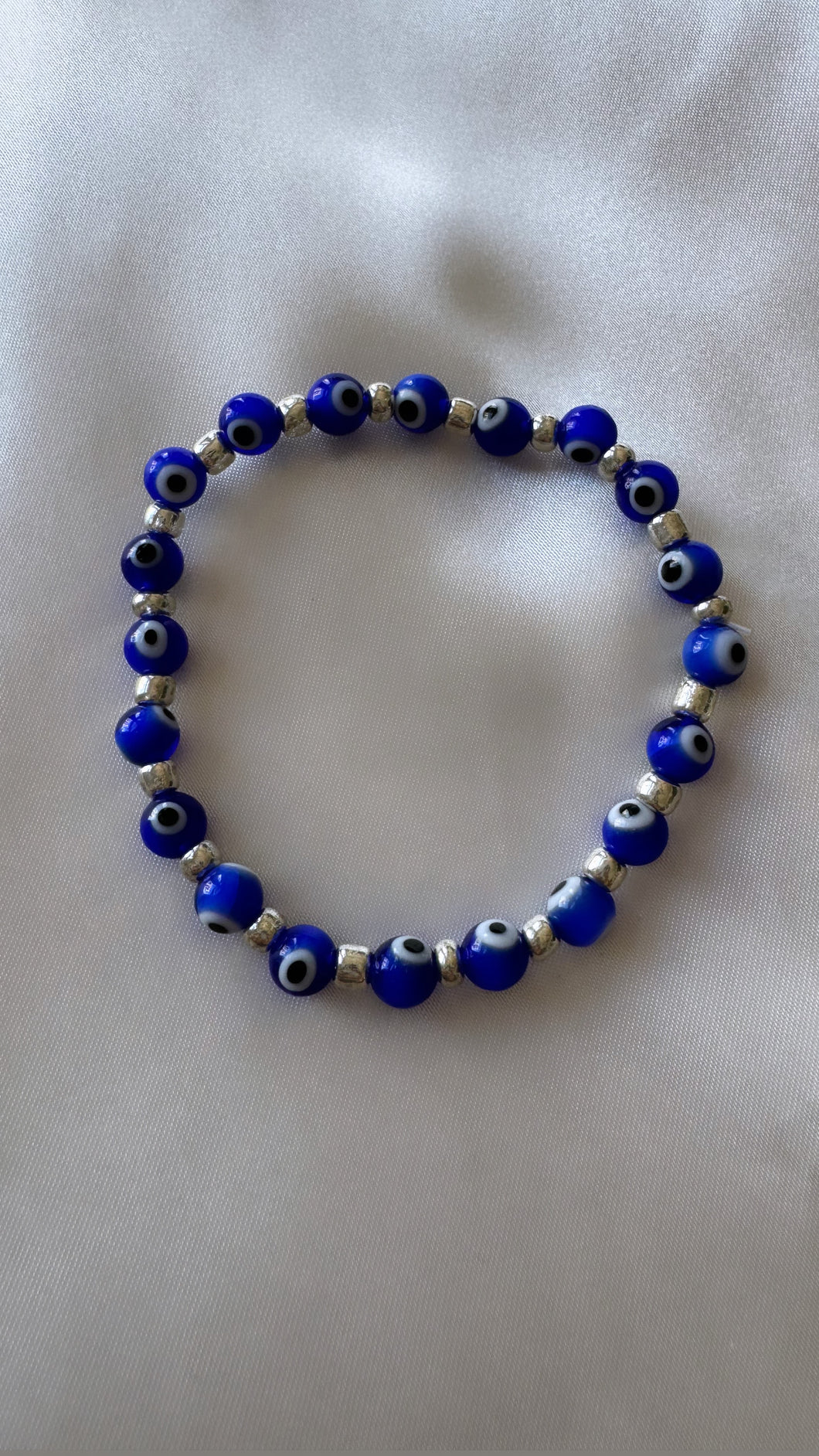Mini Evil Eye Infinity Bracelet (with spacers)