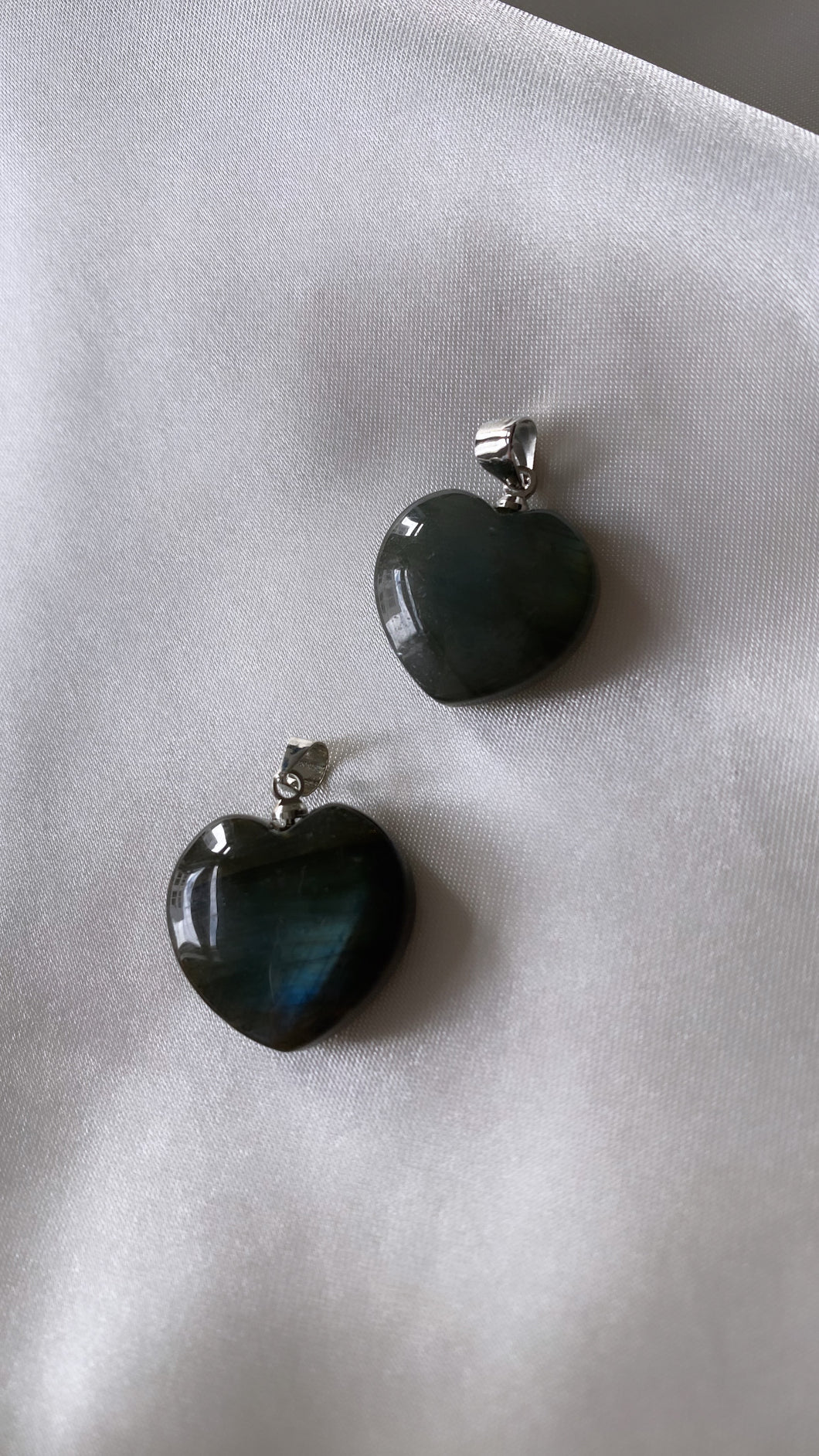 Labradorite Heart Pendant