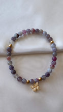 Load image into Gallery viewer, Pink Tourmaline x Lepidolite Infinity Bracelet
