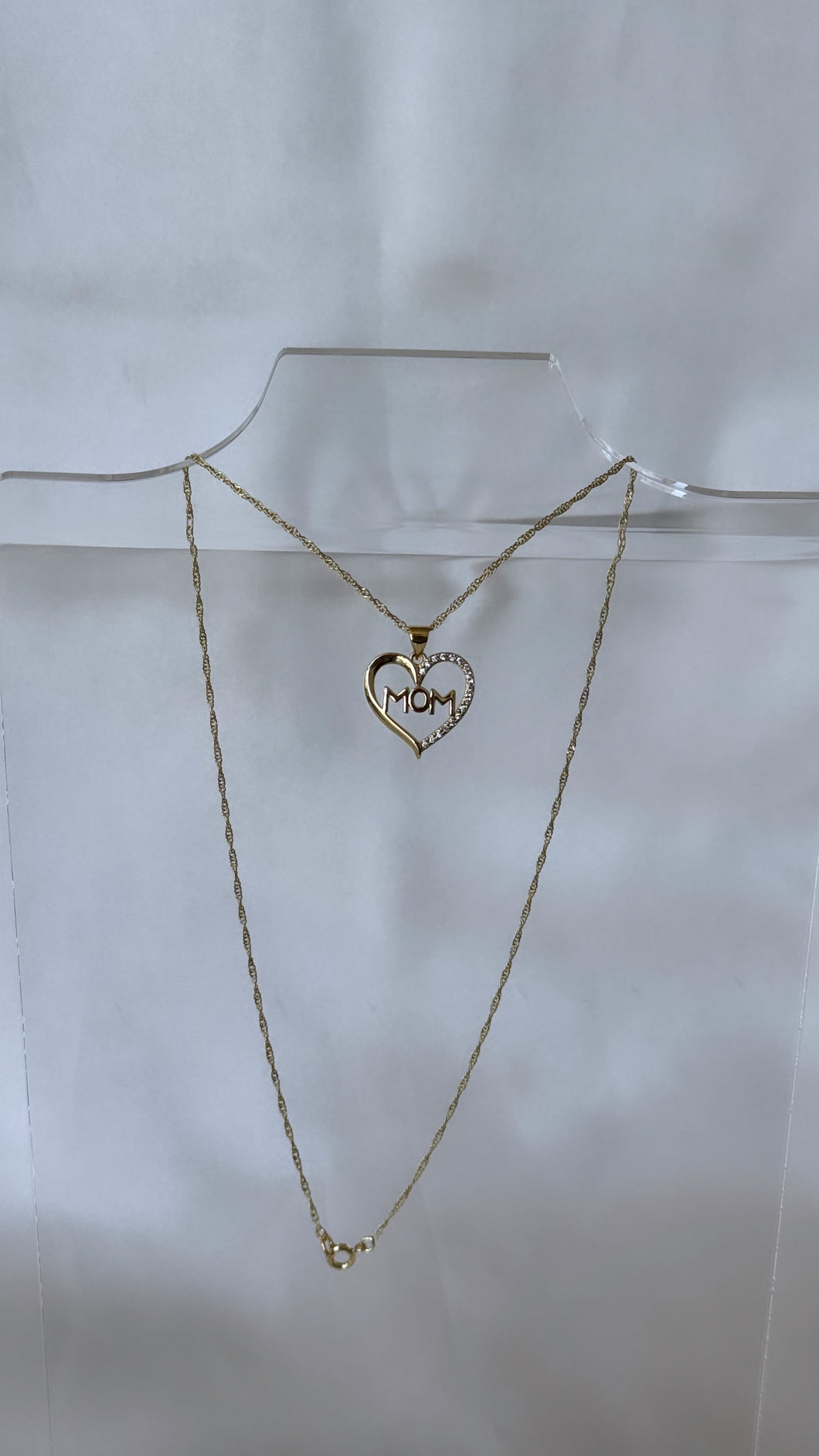 Mom Heart Necklace