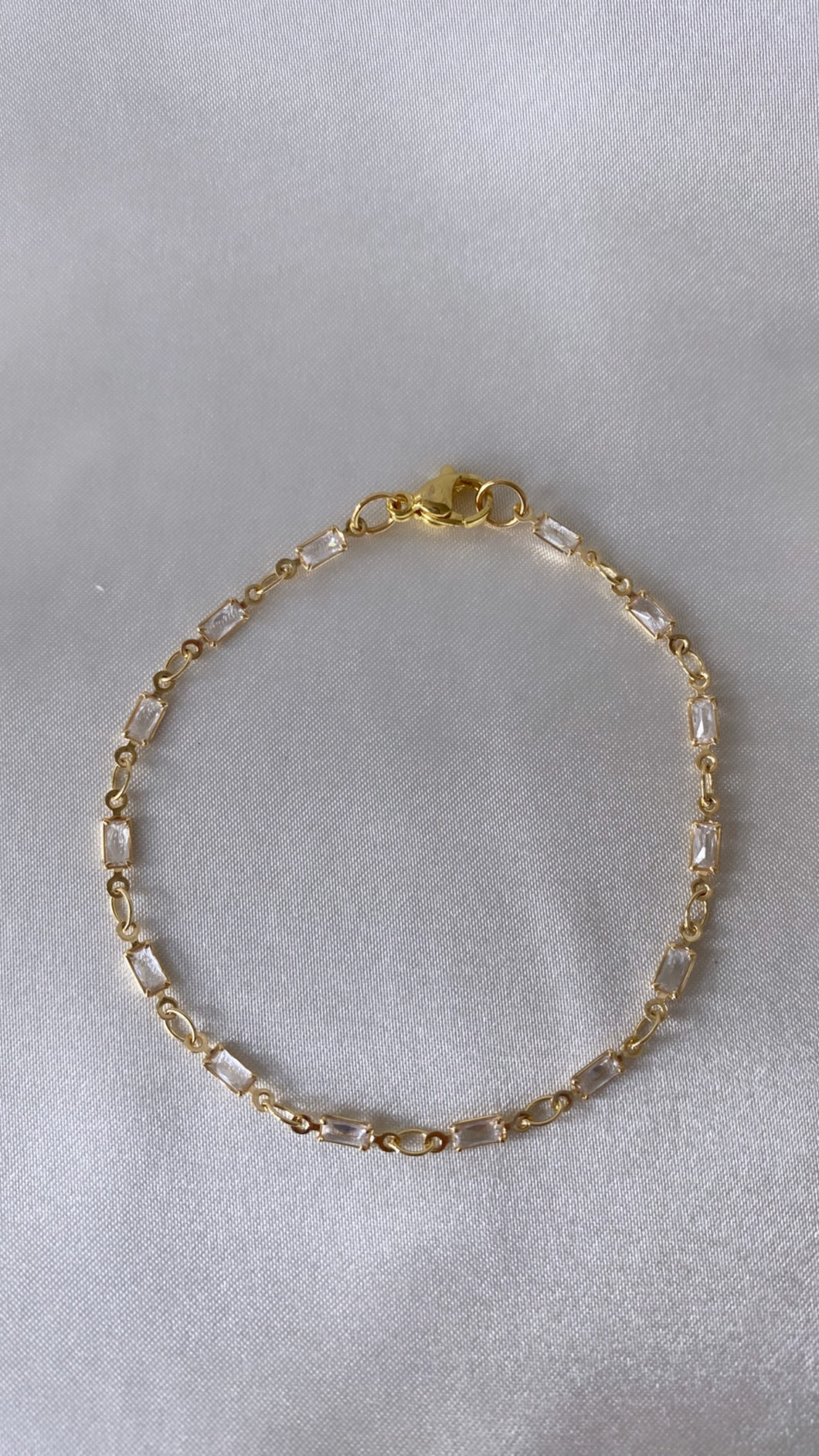 Mini Rectangle Cut Handmade Bracelet