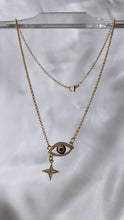 Load image into Gallery viewer, Starry Eyes Evil Eye Neckalce
