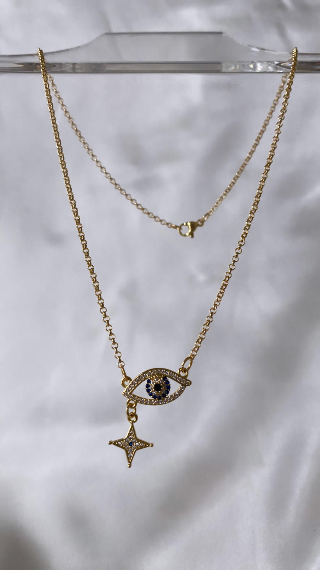 Starry Eyes Evil Eye Neckalce