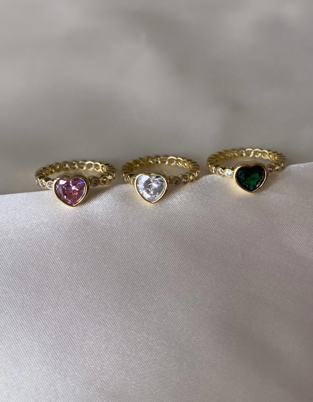 Heart Cut Princess Ring
