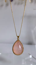 Load image into Gallery viewer, Rose Quartz Pendant Necklace
