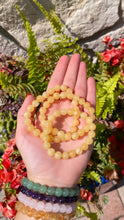 Load image into Gallery viewer, Honey Yellow Calcite Infinity Bracelet
