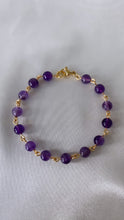 Load image into Gallery viewer, Amethyst Handmade Bracelet
