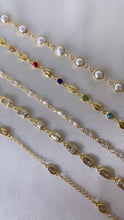 Load image into Gallery viewer, Freshwater Pearl Chain Handmade Bracelet
