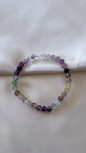 Load image into Gallery viewer, Mini Faceted Fluorite Infinity Bracelet
