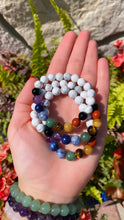 Load image into Gallery viewer, Seven Chakra With Howlite Infinity Bracelet
