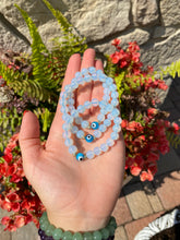 Load image into Gallery viewer, Opalite Evil Eye Infinity Bracelet
