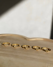 Load image into Gallery viewer, Gold Heart Adjustable Ring
