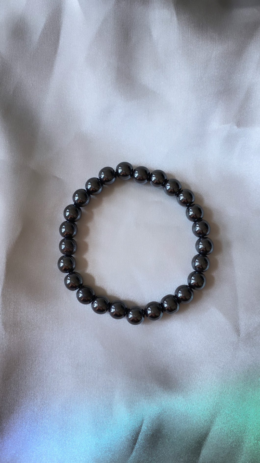 Hematite Infinity Bracelet