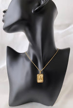Load image into Gallery viewer, Initial Card Necklace
