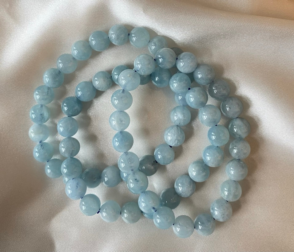 Aquamarine Infinity Bracelet (NEW)