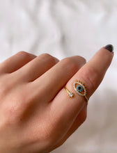 Load image into Gallery viewer, In Your Eyes Evil Eye Ring
