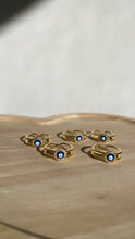 Load image into Gallery viewer, Evil Eyes Off Adjustable Ring
