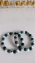 Load image into Gallery viewer, White Evil Eye Crystal Bracelet
