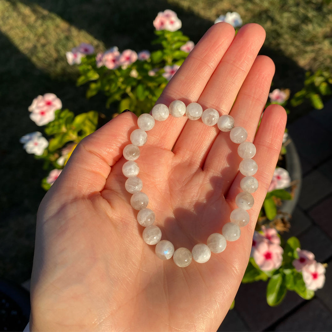 Moonstone Infinity Bracelet