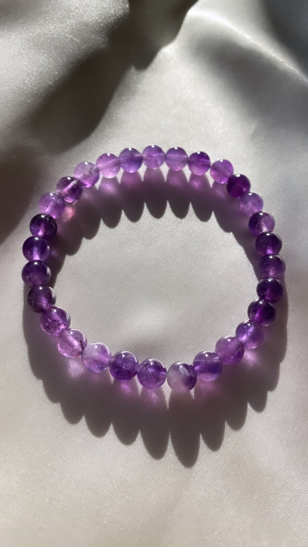 Mini Amethyst Infinity Bracelet