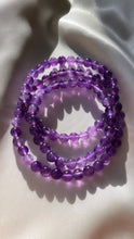 Load image into Gallery viewer, Mini Amethyst Infinity Bracelet
