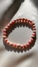 Load image into Gallery viewer, Mini Rhodochrosite Infinity Bracelet

