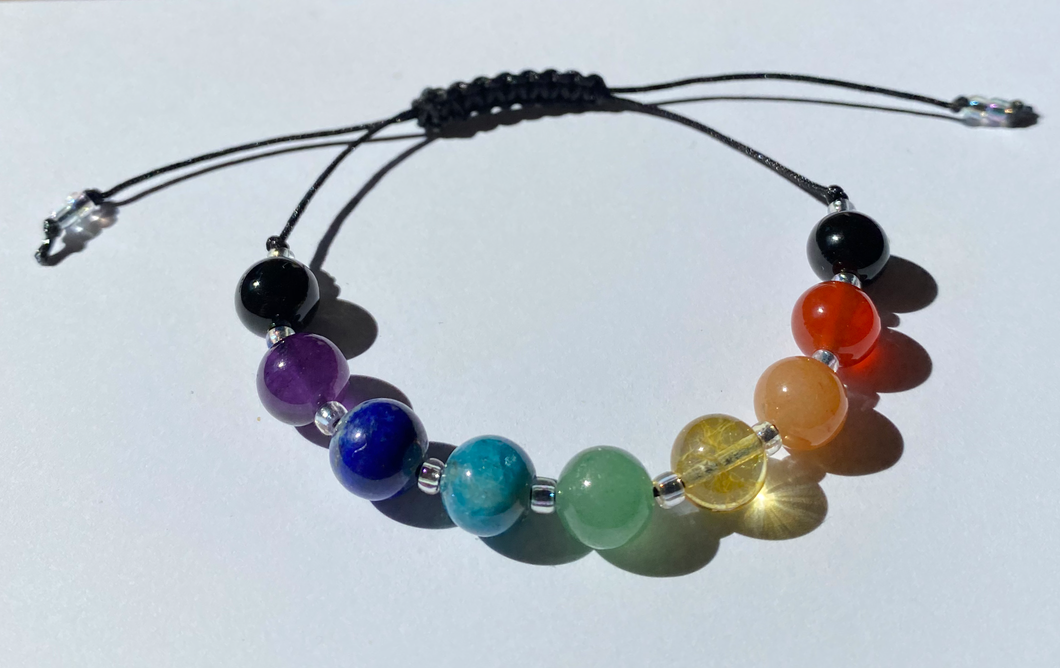 7 Chakra Bracelet Adjustable