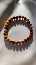 Load image into Gallery viewer, Mini Mookaite Jasper Infinity Bracelet
