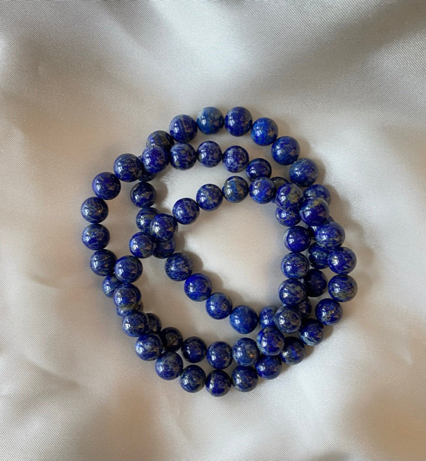 Lapis Infinity Bracelet