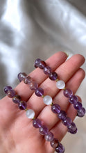 Load image into Gallery viewer, Super 7 x Selenite Infinity Bracelet
