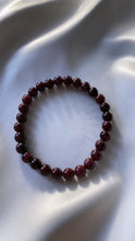 Load image into Gallery viewer, Mini Garnet Infinity Bracelet
