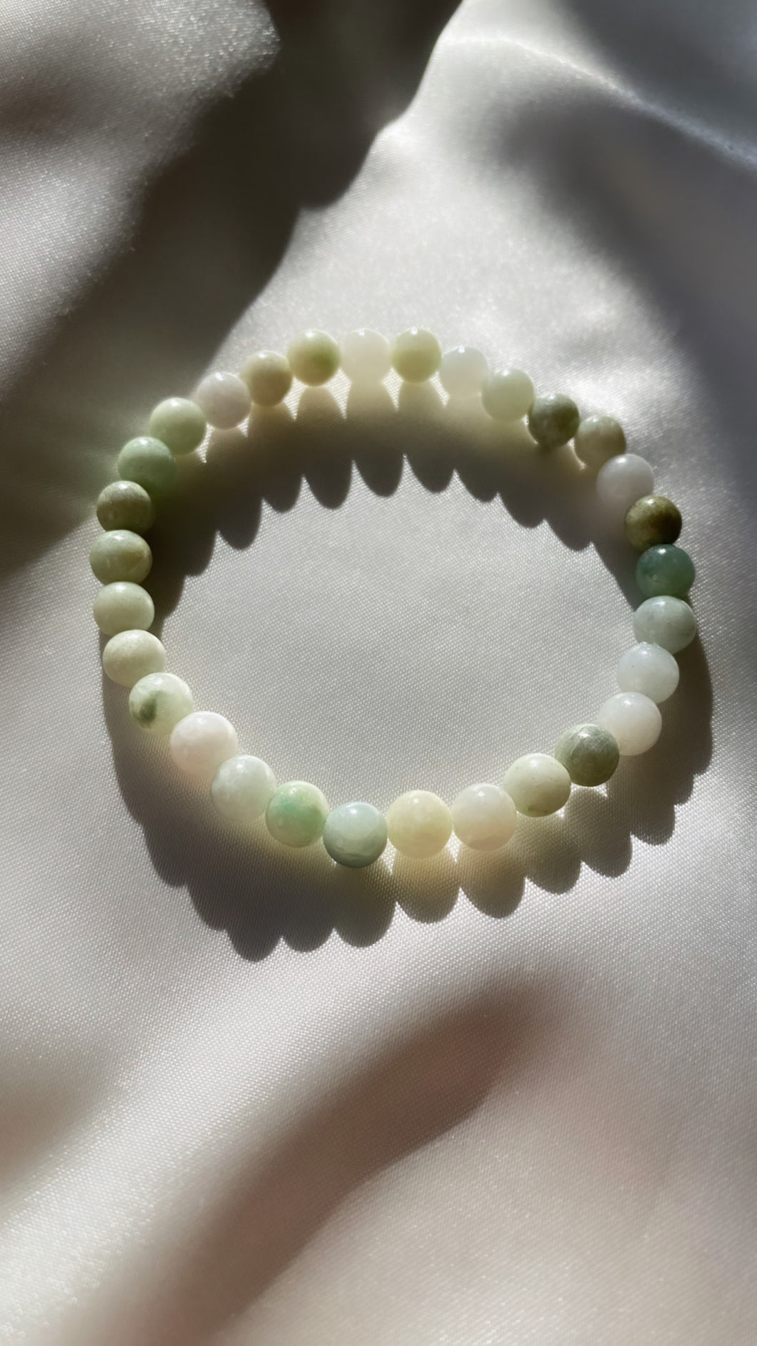 Mini Jade Infinity Bracelet