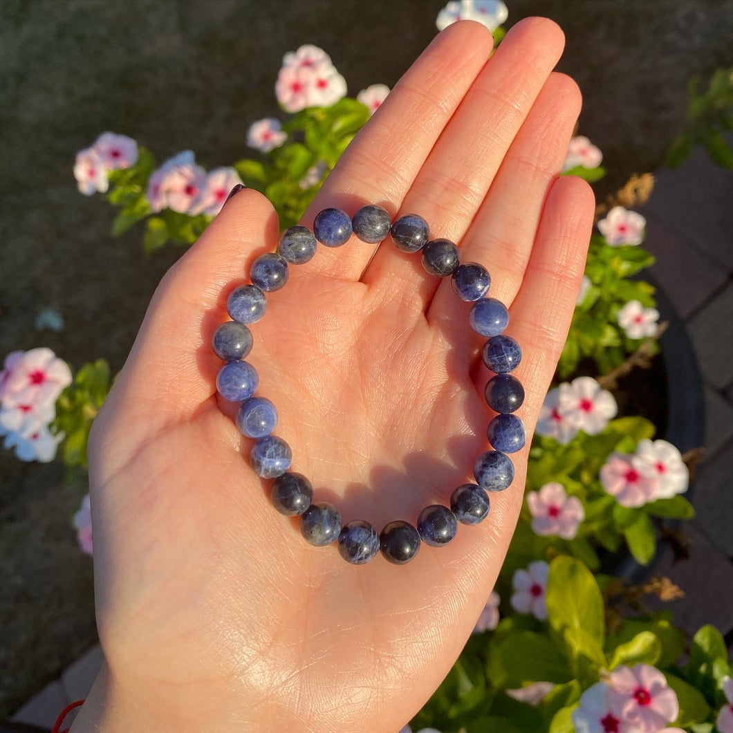 Sodalite Infinity Bracelet