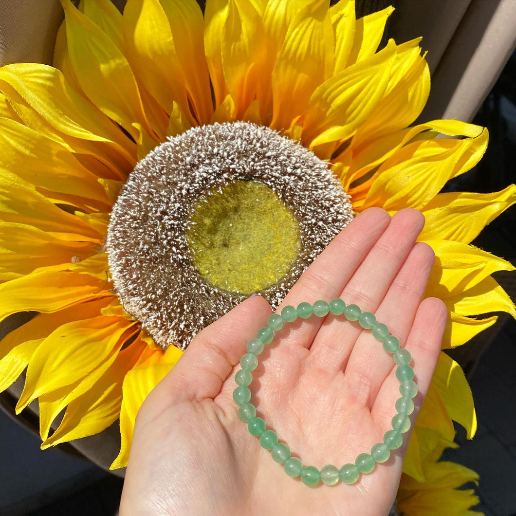 Green Aventurine Infinity Bracelet