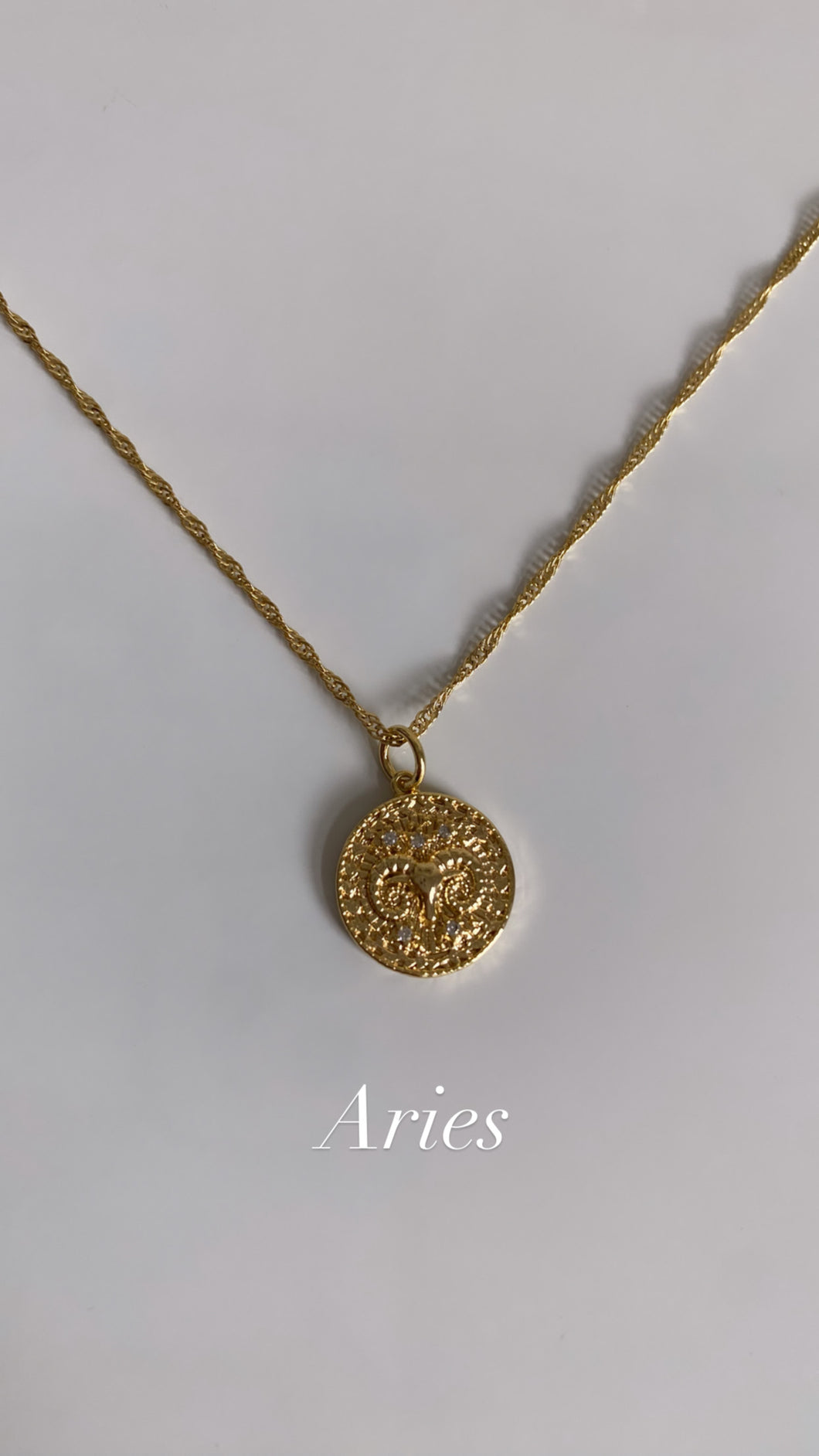 Zodiac Pendant Necklace