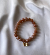 Load image into Gallery viewer, Sunstone Butterfly Infinity Bracelet
