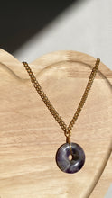 Load image into Gallery viewer, Pi Stone Amethyst Pendant Necklace
