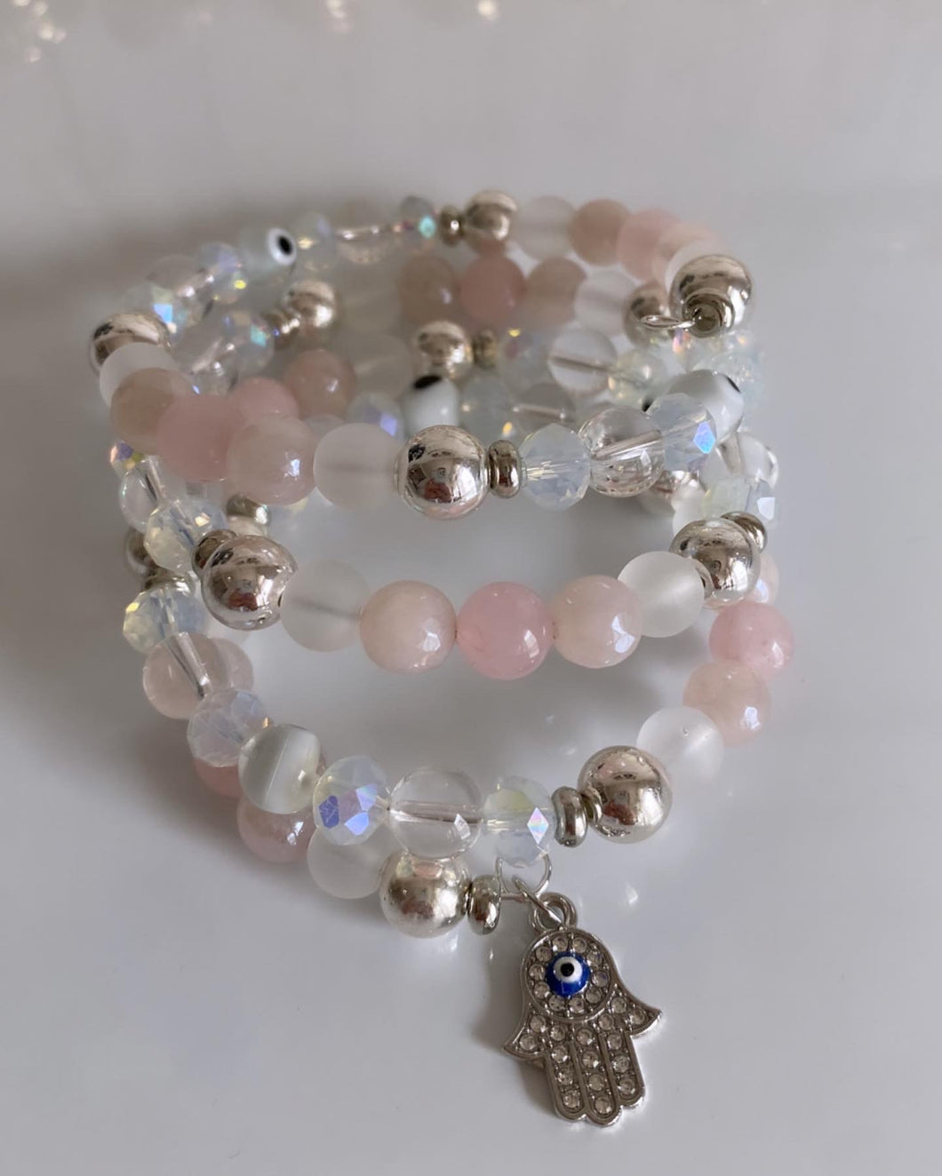 Full Of Love Memory Wire Bracelet
