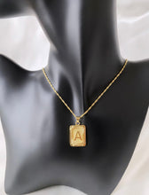 Load image into Gallery viewer, Initial Card Necklace
