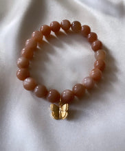 Load image into Gallery viewer, Sunstone Butterfly Infinity Bracelet

