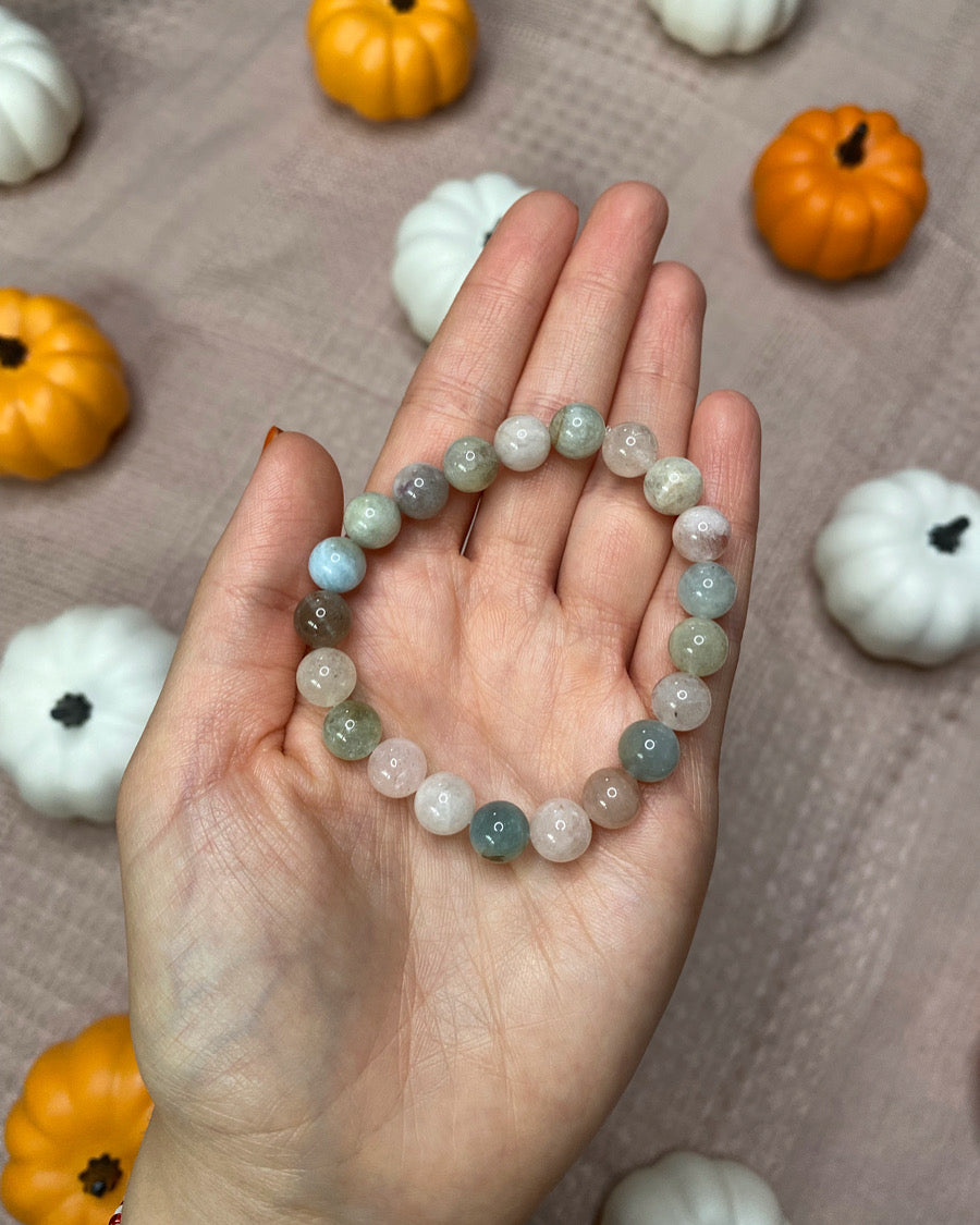 Morganite Infinity Bracelet