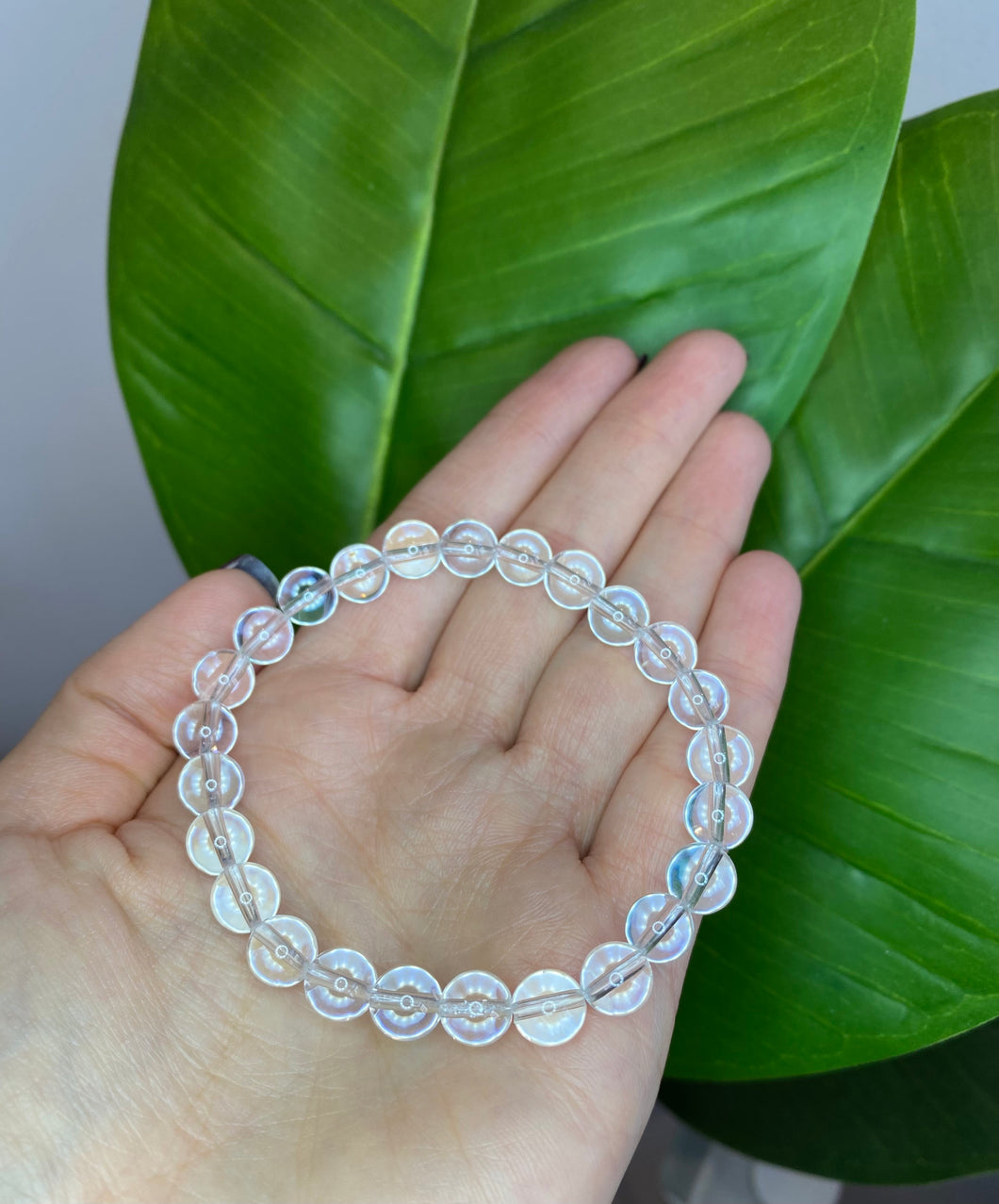Clear Quartz Infinity Bracelet