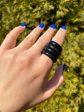 Load image into Gallery viewer, Black Onyx Infinity Ring
