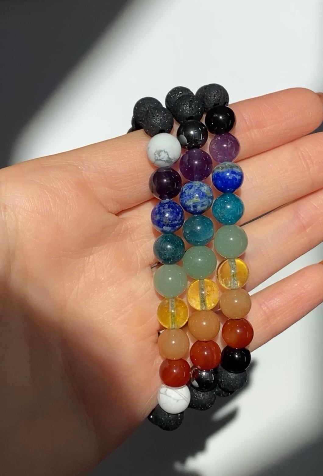 7 Chakra Infinity Bracelet