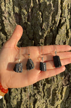 Load image into Gallery viewer, Raw Black Tourmaline Necklace
